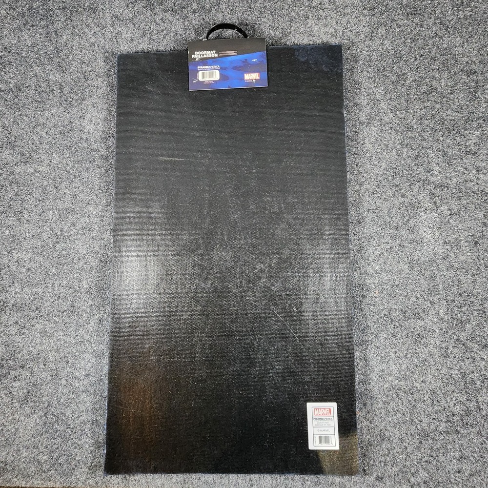 Marvel Avengers Thor Knock Thunderously Mjolnir 17" x 29" Doormat Blue‎ New - Picture 2 of 5